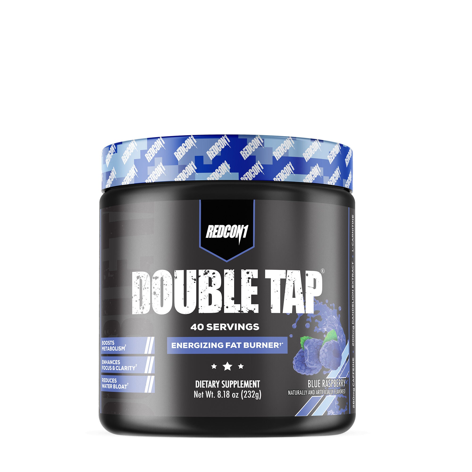 Double Tap - Energizing Fat Burner: Blue Raspberry  | GNC